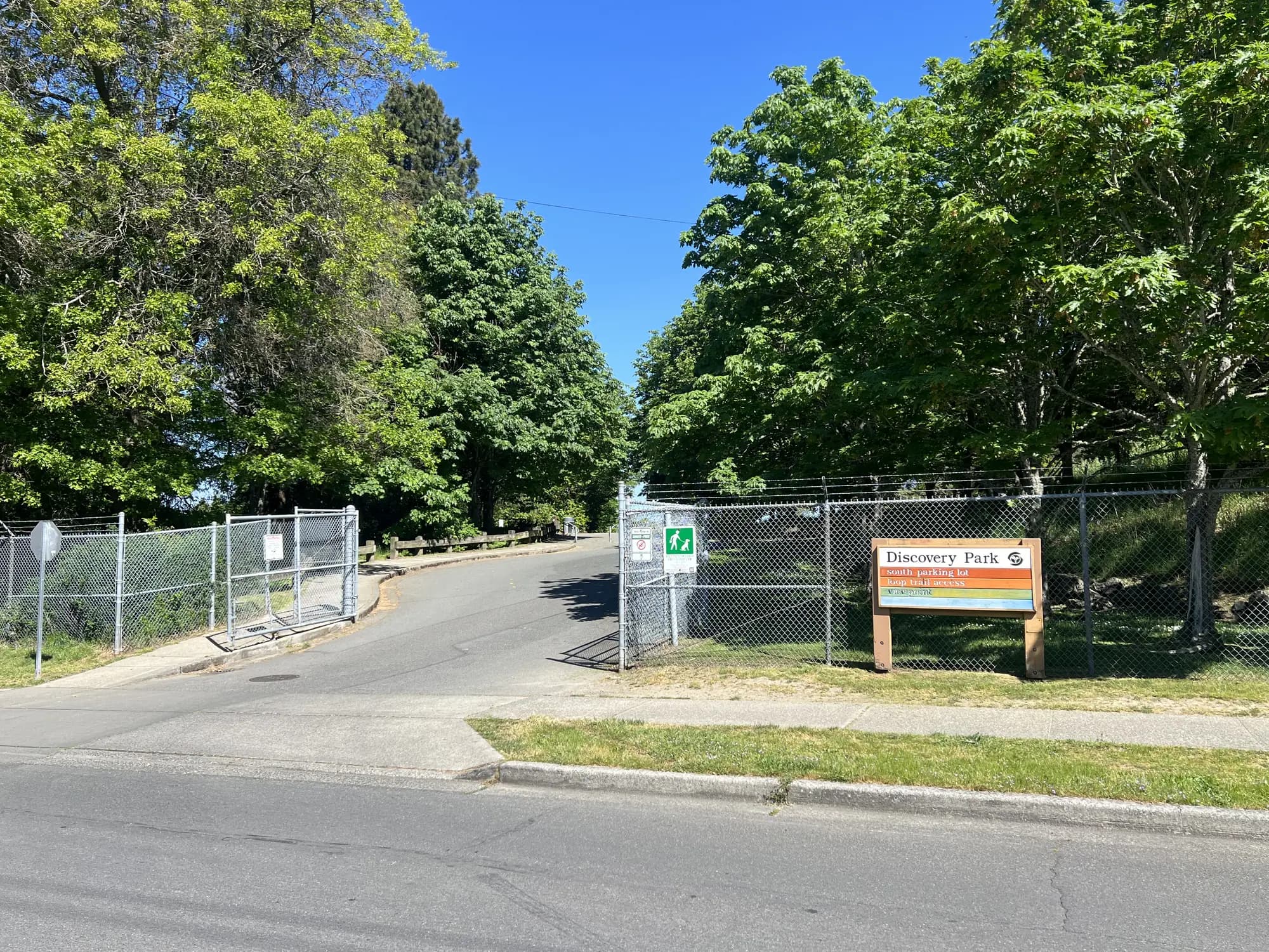 Discovery Park trails and meadow in Magnolia
