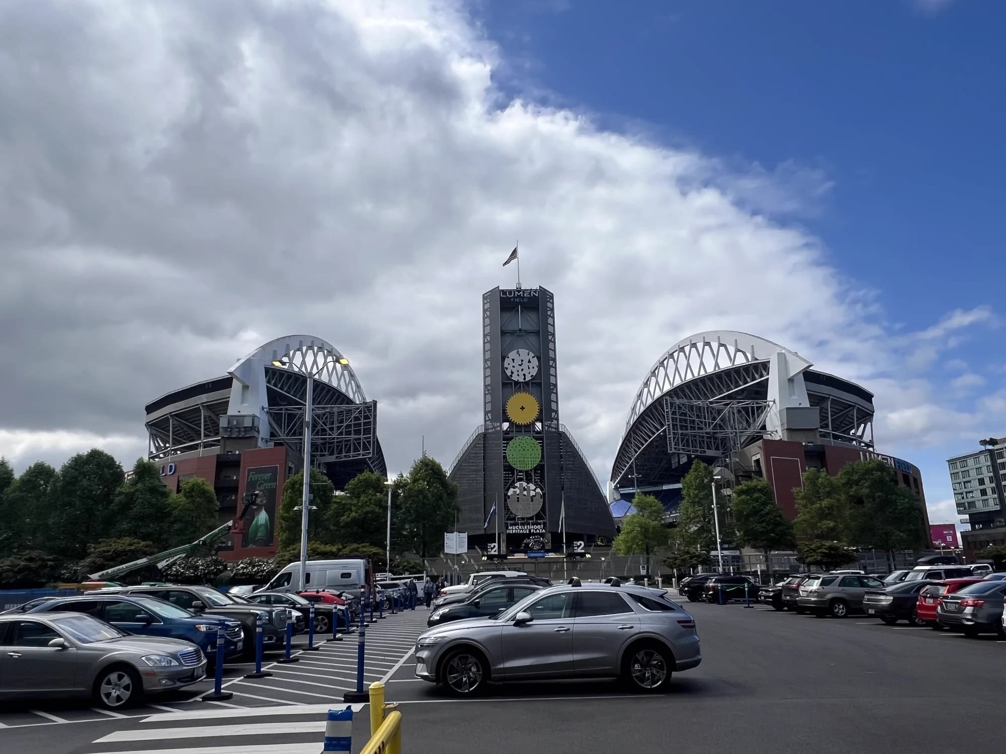 Lumen Field exterior in Seattle's SoDo district